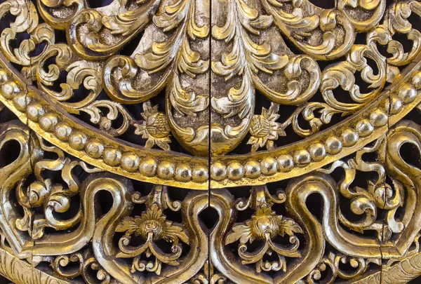 Handmade gold sculpture art — Stock Photo, Image