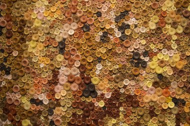 renkli düğme arka planını