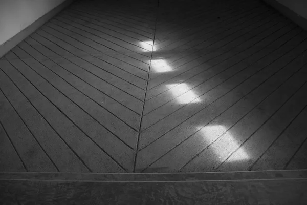 Light reflecting on the floor — Stock Photo, Image