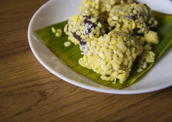 Sobremesa de crepe de arroz de feijão mungo — Fotografia de Stock