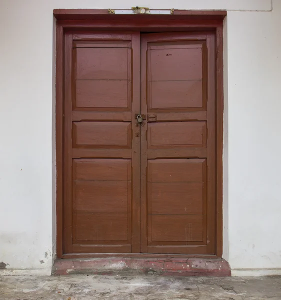 Oude houten deur — Stockfoto