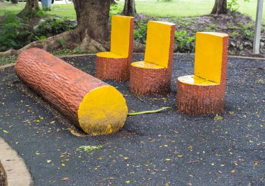 parkta egzersiz donanımları