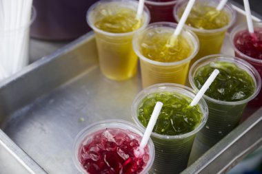 Krizantem, Centella asiatica ve Roselle buz içecek