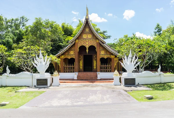 El pabellón de diseño de arquitectura antigua lao — Foto de Stock