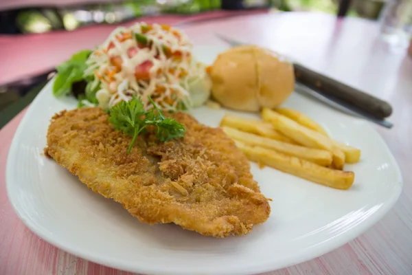 Filete de pescado frito — Foto de Stock