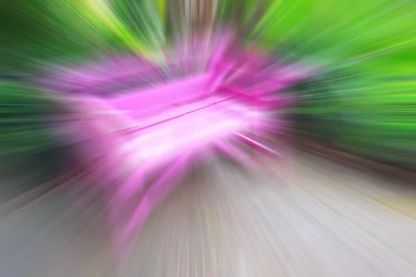 Borrão de movimento radial abstrato da cadeira rosa — Fotografia de Stock