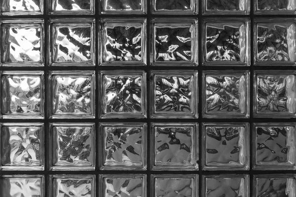 The surface of square glass block — Stock Photo, Image