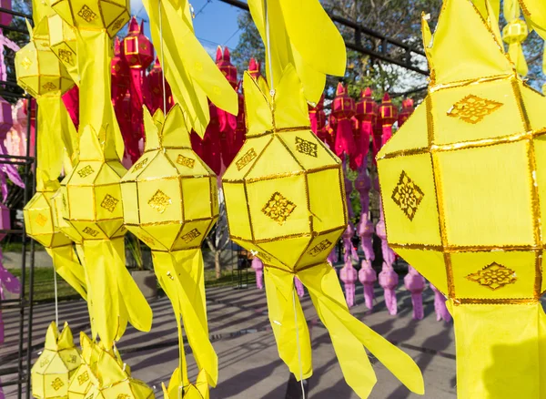 Thailand traditional decorating paper lantern — Stock Photo, Image