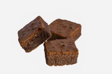 Beyaz arka plan üzerinde izole kek