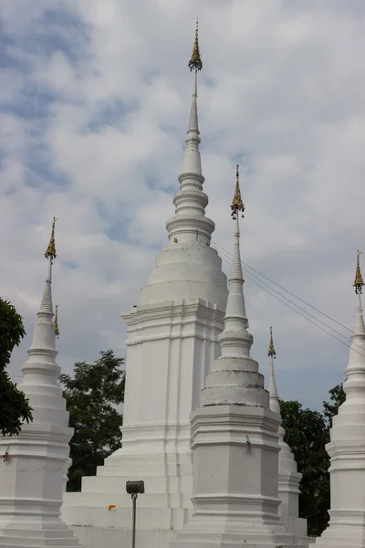 White buddhism pagoda — Stock Photo, Image