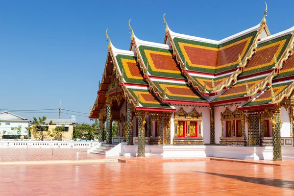 Tradycyjna architektura świątyni Tajlandia — Zdjęcie stockowe
