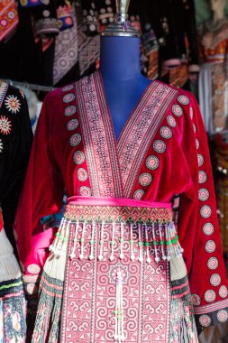 Tayland tepe kabile kostüm