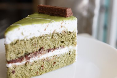 kırmızı fasulye ile yeşil çay pasta hamur katmanı 