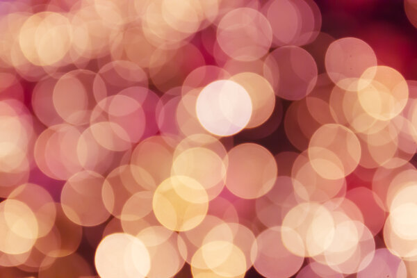 defocused christmas bokeh light for background
