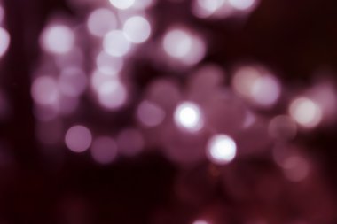 bokeh arka plan için ışık defocused