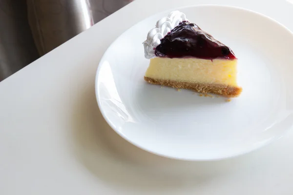 Blueberry cheese cake — Stock Photo, Image