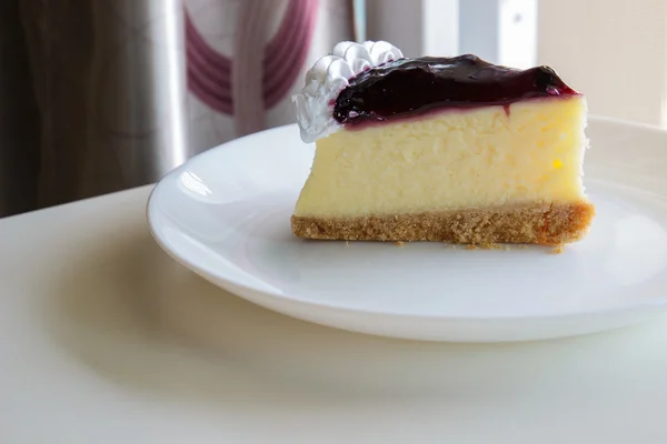 Blueberry cheese cake — Stock Photo, Image