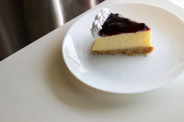 Blueberry cheese cake — Stock Photo, Image