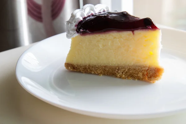 Blueberry cheese cake — Stock Photo, Image