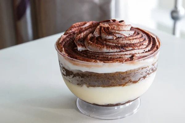 Tiramisu in einer Tasse — Stockfoto