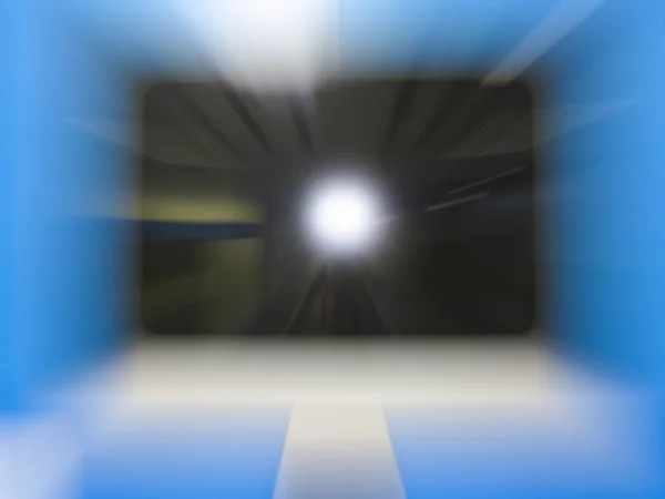 Расплывчатое размытое изображение монитора компьютера для фона — стоковое фото