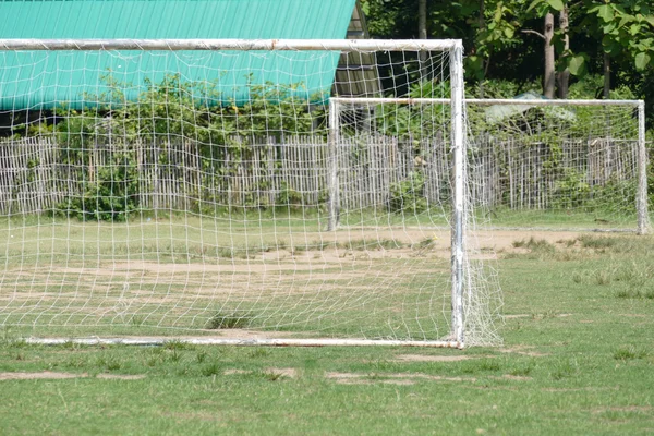 Futebol gol de futebol — Fotografia de Stock