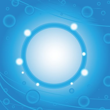 Şerit ve daire arka plan mavi, resimde eps10 vektör