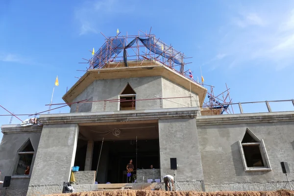 Struktury Buddyjski pagoda podczas budowy — Zdjęcie stockowe