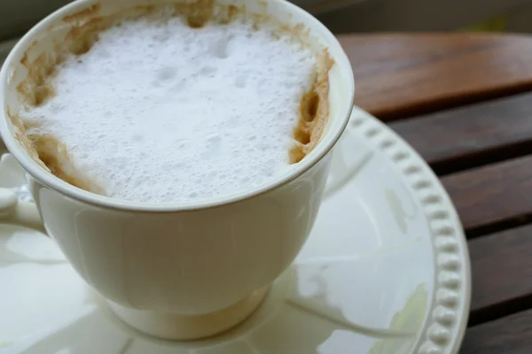 Café cappuccino quente — Fotografia de Stock