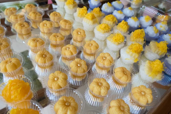 Pieces of thailand traditional dessert — Stock Photo, Image