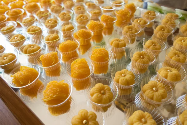 Pieces of thailand traditional dessert — Stock Photo, Image