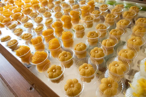 Pieces of thailand traditional dessert — Stock Photo, Image
