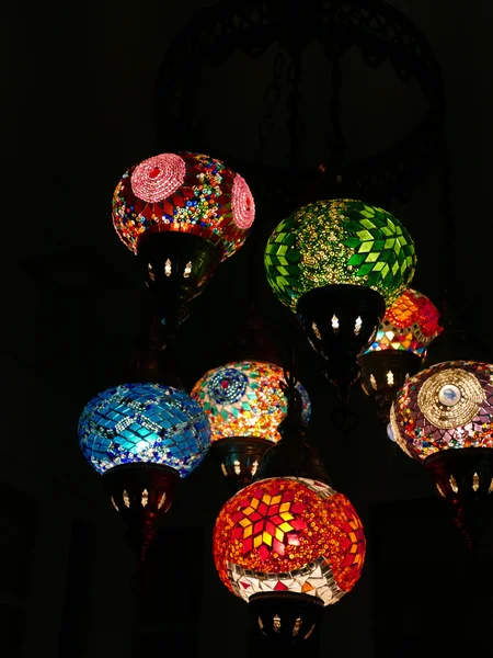 Lanterna arabica colorata — Foto Stock