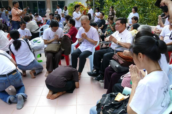 The buddhist nun ordination ceremony — Stock Photo, Image