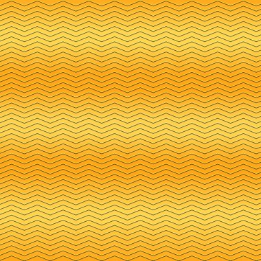 altın metalik arka plan üzerinde zikzak çizgi kabartma