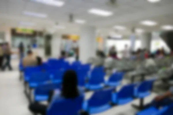 Blurry defocused image of people waiting to see doctor in the ho — Stock Photo, Image