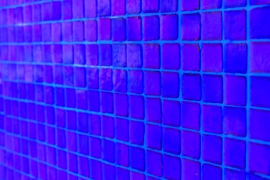 Duvardaki doku arka plan için mavi cam