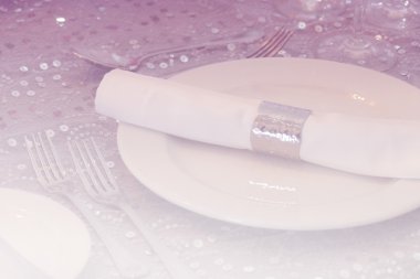 tabak, kaşık, çatal, Şarap kadehi, tablo nakin yumuşak odak ve