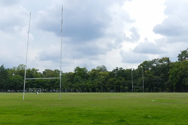 Rugby terén a parkban — Stock Fotó