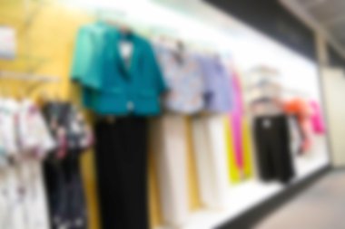 Giyim Mağazası bulanık ufuk görüntü