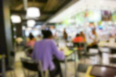 food court yemek yeme insan bulanık ufuk görüntü