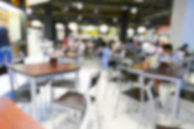 food court yemek yeme insan bulanık ufuk görüntü