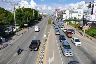 Chiang Mai Hod yolda trafik