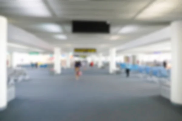 Rozmazane niewyraźne obraz pasażer w terminalu lotniska — Zdjęcie stockowe