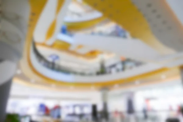 Imagem desfocada borrada do edifício do shopping — Fotografia de Stock