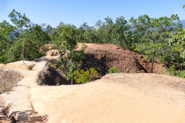 Kanyon hill kırsal Tayland