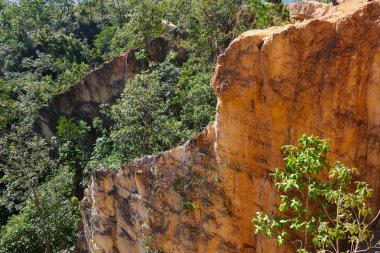 Kanyon hill kırsal Tayland