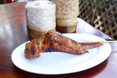 şiş ızgara tavuk kanadı