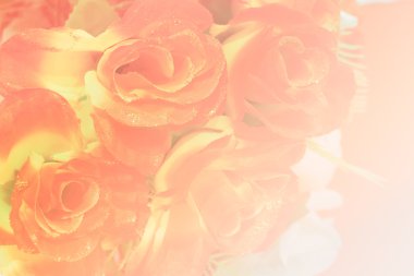 sahte kırmızı gül buketi