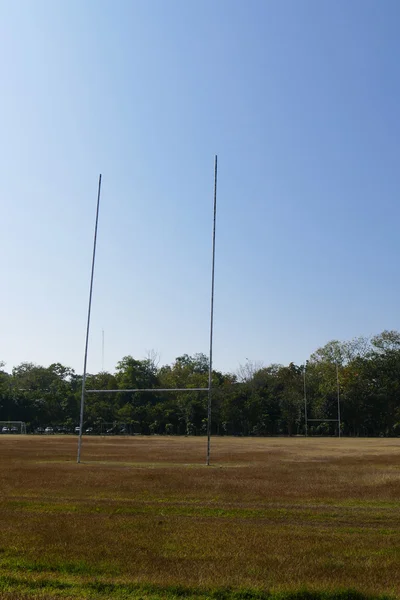 Campo da rugby nel parco — Foto Stock